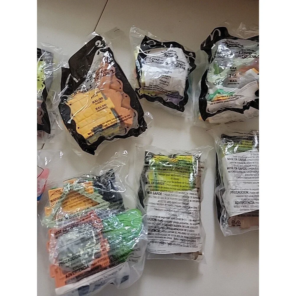 Disney‎ Jungle Book MCDONALD'S Happy Meal toys Mixed years some Vtg sealed